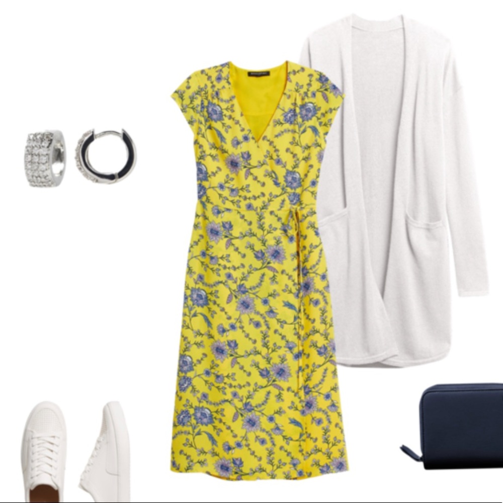 Wrap Midi Dress
